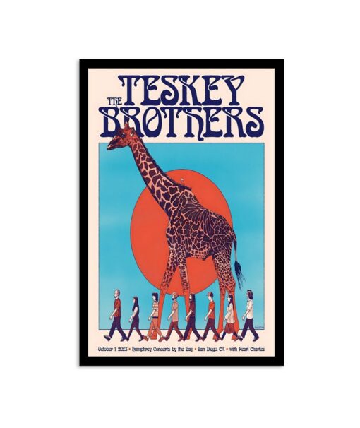 10/01/23 San Diego, CA The Teskey Brothers Poster