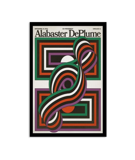 Alabaster DePlume September 15 Co-Prosperity Sphere Chicago, IL Tour 2023 Poster
