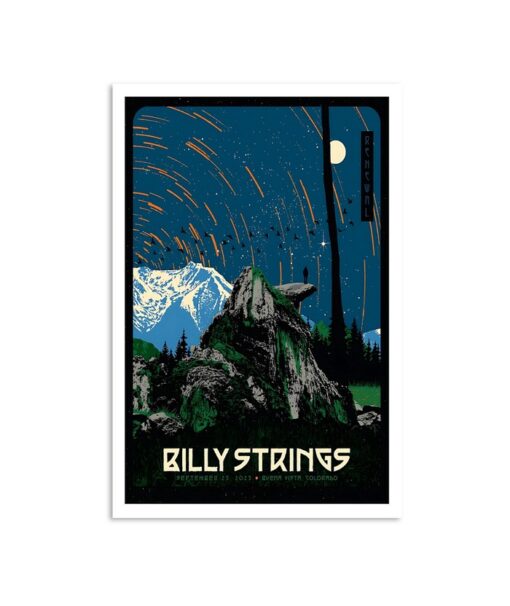 Billy Strings September 23, 2023 Renewal Buena Vista, CO Tour Poster