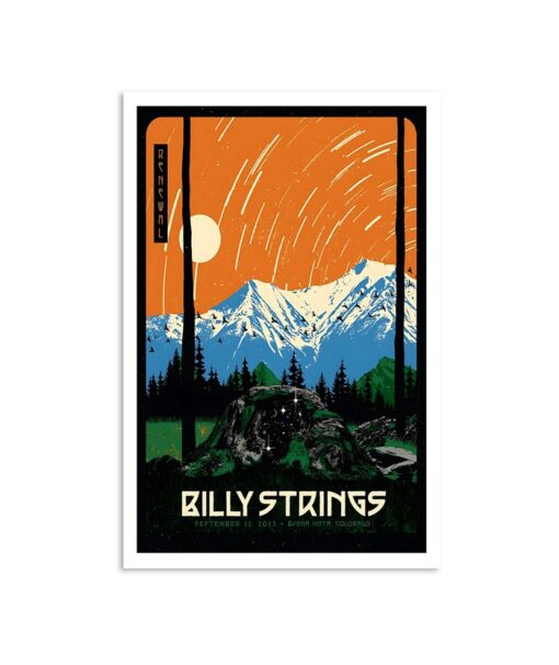 Billy Strings Show Poster Buena Vista, CO 09/22/2023