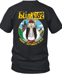 Blink-182 Sept 19 2023 O2 Arena Prague Event T-Shirt