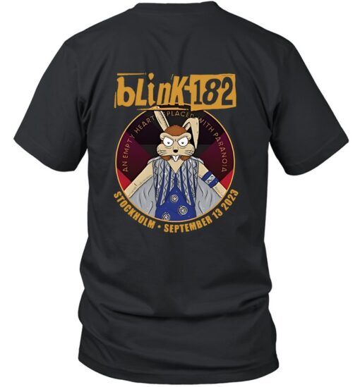 Blink-182 Show Tee Stockholm, Sweden 09/13/2023