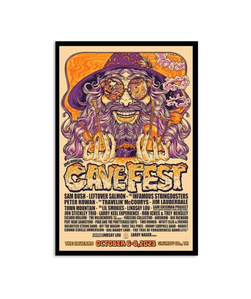 Cave Fest 2nd Annual October 6-8, 2023 Grundy CO., TN Poster