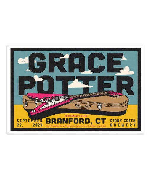 Grace Potter Stony Creek Brewery September 22, 2023 Concert Poster