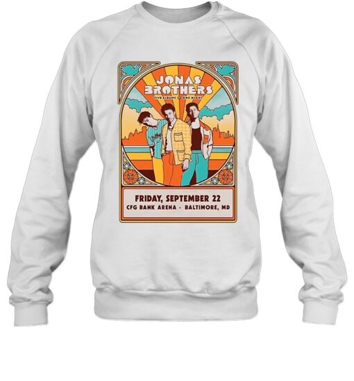 Jonas Brothers September 22, 2023 Baltimore MD Shirt