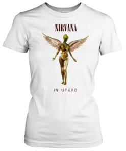 Nirvana 30 Years Ago In Utero Album Shirt