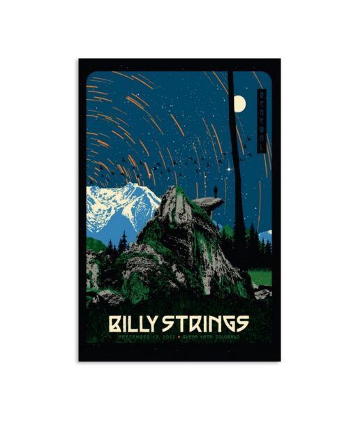 September 23, 2023 Billy Strings Buena Vista, CO Poster
