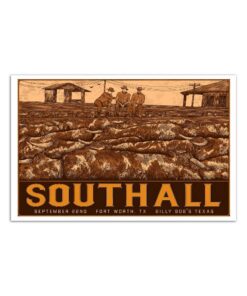 Southall Billy Fort Worth, TX Show September 22nd 2023 Poster