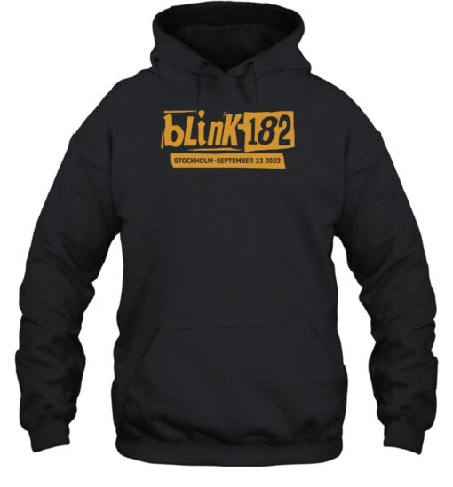 Stockholm, Sweden September 13, 2023 Blink-182 Tour Shirt