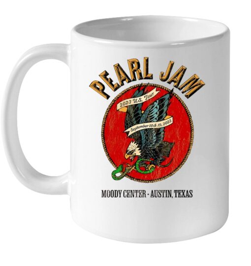 Tee Pearl Jam 2023 U.S. Tour September 18 & 19, 2023 Moody Center Austin, TX