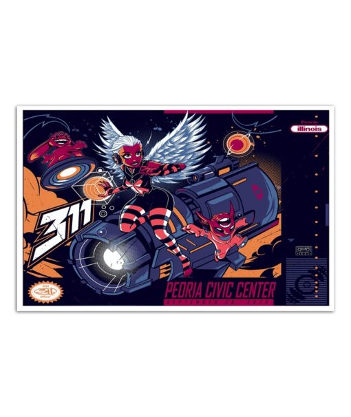 The 311 September 20, 2023 Peoria IL Poster