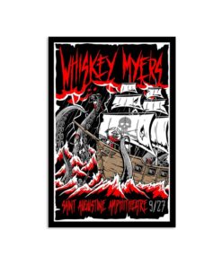 Whiskey Myers September 27, 2023 The St. Augustine Amphitheatre St Augustine, FL Tour Poster