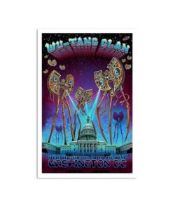 Wu Tang Clan September 26 Capital One Arena Washington, DC Tour 2023 Poster