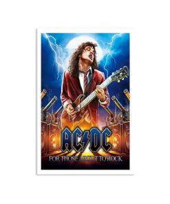 AC/DC For Those About To Rock 40th Anniversary 2023 Poster