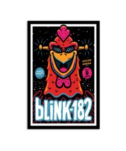 Blink-182 October 9, 2023 Accor Arena Paris, France Poster