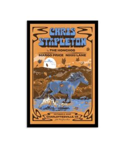 Chris Stapleton October 5, 2023 John Paul Jones Arena Charlottesville, VA Tour Poster