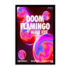 Doom Flamingo Show Poster Charleston, SC 10/21/2023