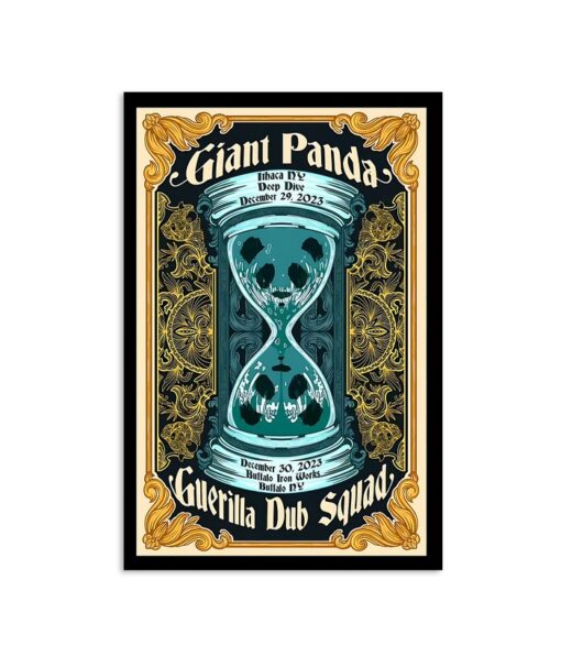 Giant Panda Guerilla Dub Squad December 29-30, 2023 New York Tour Poster