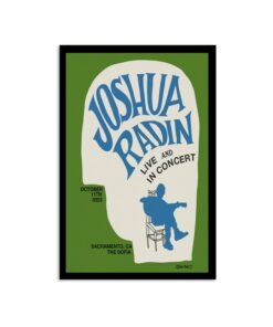 Joshua Radin Tour Sacramento, CA 2023 Poster