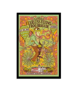 October 12 Riverside, CA Les Claypool’s Fearless Flying Frog Brigade Riverside Municipal Auditorium Poster