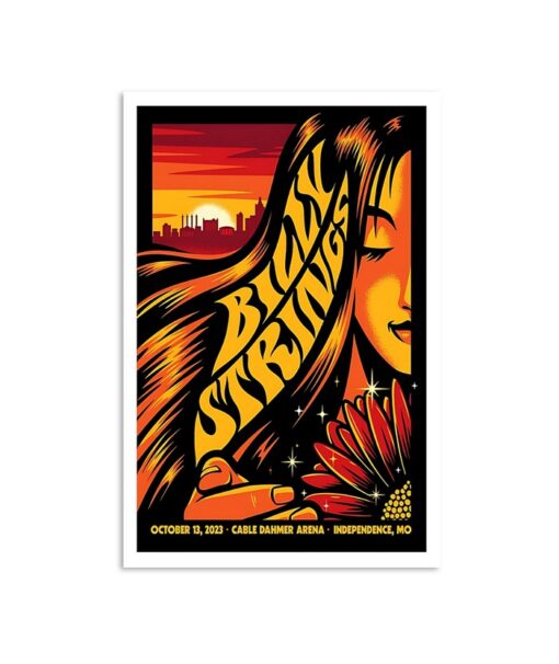 October 13 Independence, MO Billy Strings Cable Dahmer Arena Poster