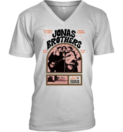 October 14 Miami, FL Jonas Brothers Kaseya Center Shirt