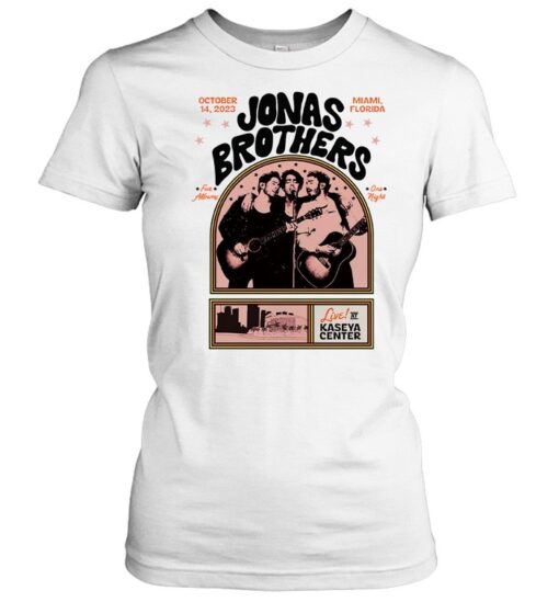 October 14 Miami, FL Jonas Brothers Kaseya Center Shirt