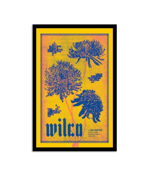 October 18 Seattle, WA Wilco Paramount Theatre Poster
