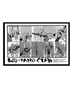 Poster Wu Tang Clan Edmonton 10/13/2023