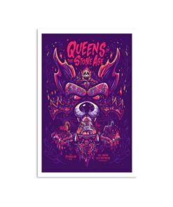 Queens Of The Stone Age Bill Graham Civic Auditorium October 6, 2023 Concert Poster