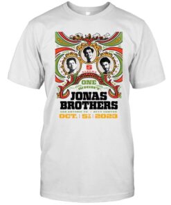 San Antonio, TX October 5, 2023 Jonas Brothers Tour Shirt