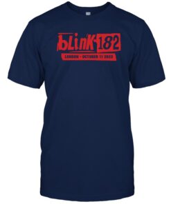 Shirt Blink-182 London The O2 Arena 11 October 2023