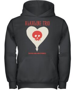 Shirts Alkaline Trio Blood, Hair And Eyeballs Heartskull