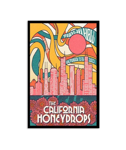 The California Honeydrops Thalia Hall Chicago Event Oct 15-16, 2023 Poster