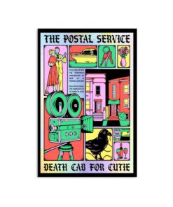TPS & Death Cab for Cutie Los Angeles CA Tour Oct 15 2023 Poster