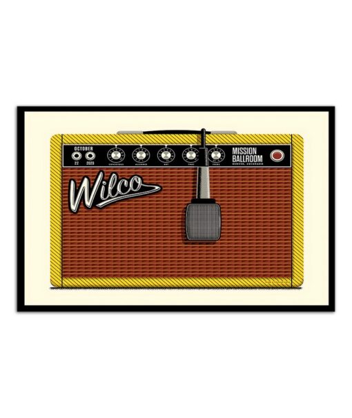 Wilco October 22, 2023 Mission Ballroom Denver, CO Poster
