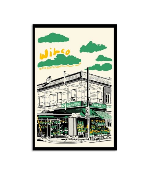 Wilco Shows Seattle WA Paramount Theatre October 17, 2023 Poster