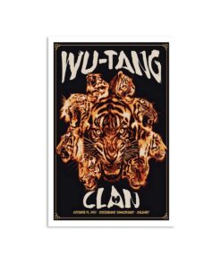 Wu Tang Clan Show Poster Calgary, AB 10/14/2023