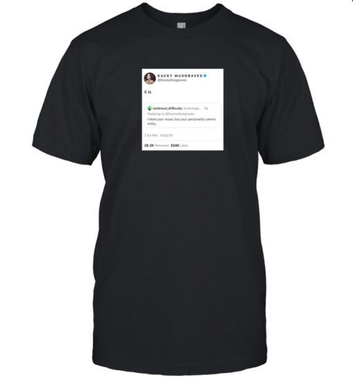 Kacey Musgraves Shops Tweet Shirt